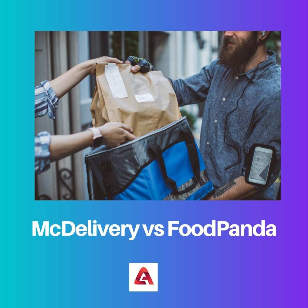 McDelivery versus FoodPanda