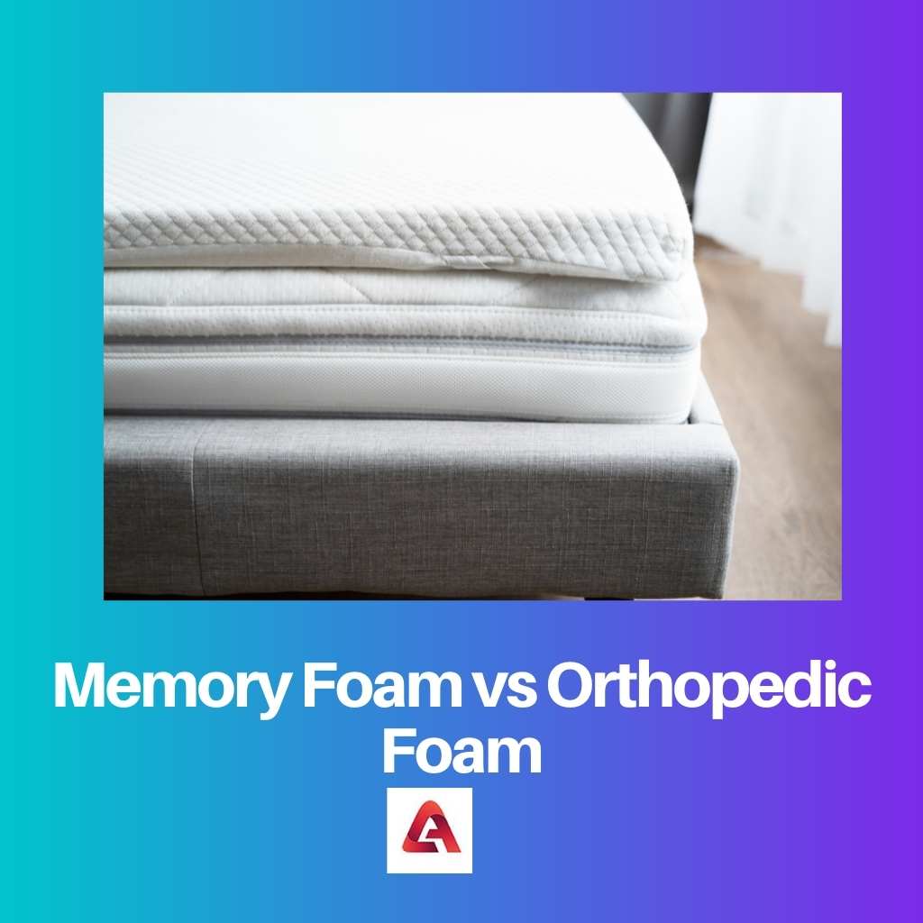 Memory Foam vs schiuma ortopedica
