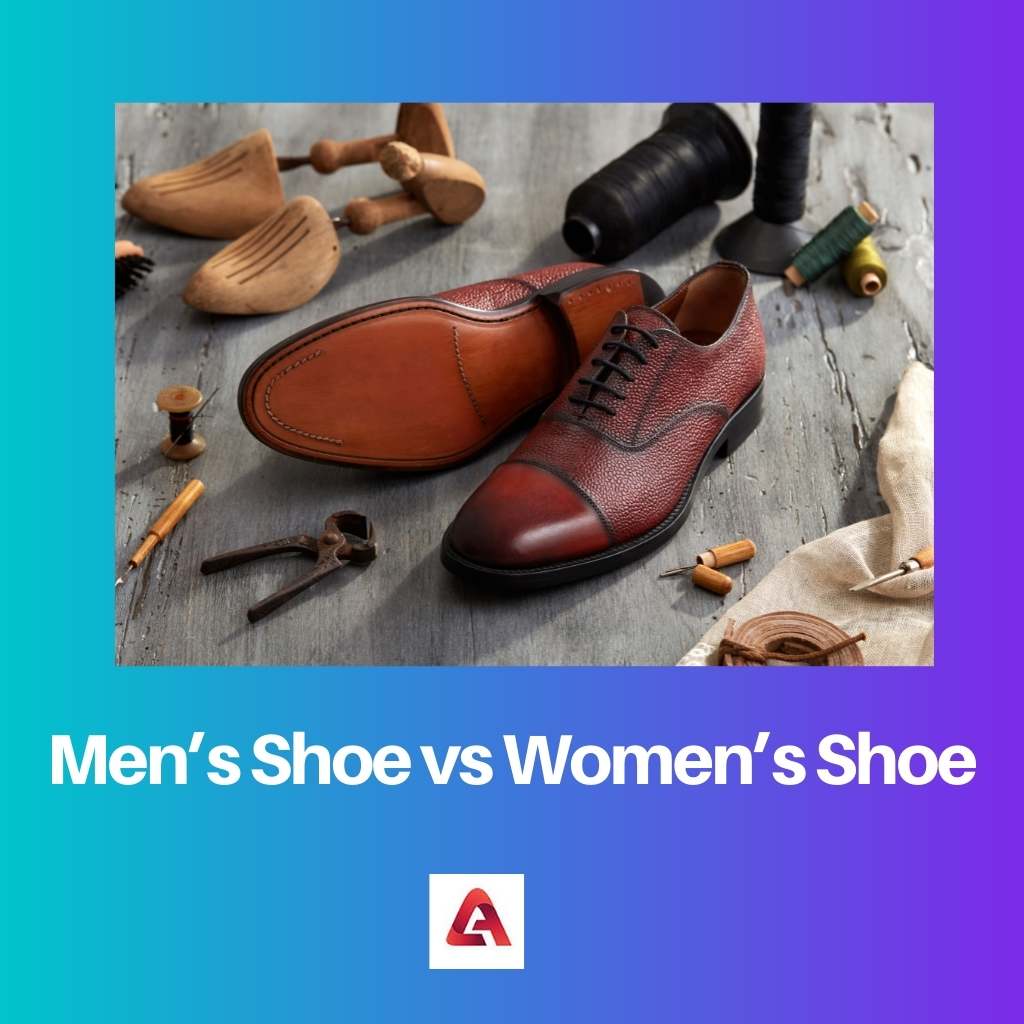 Mens Shoe vs Womens Shoe