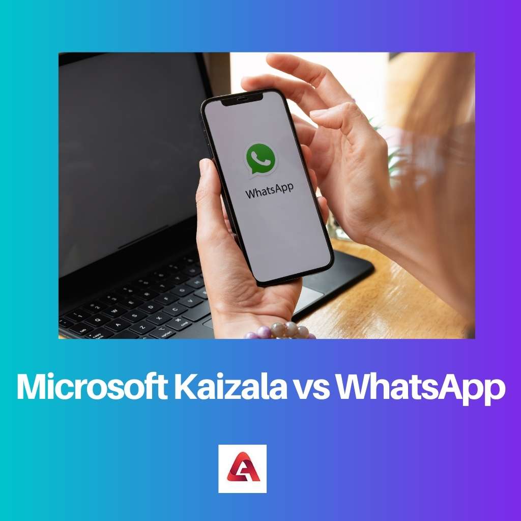 Microsoft Kaizala vs WhatsApp