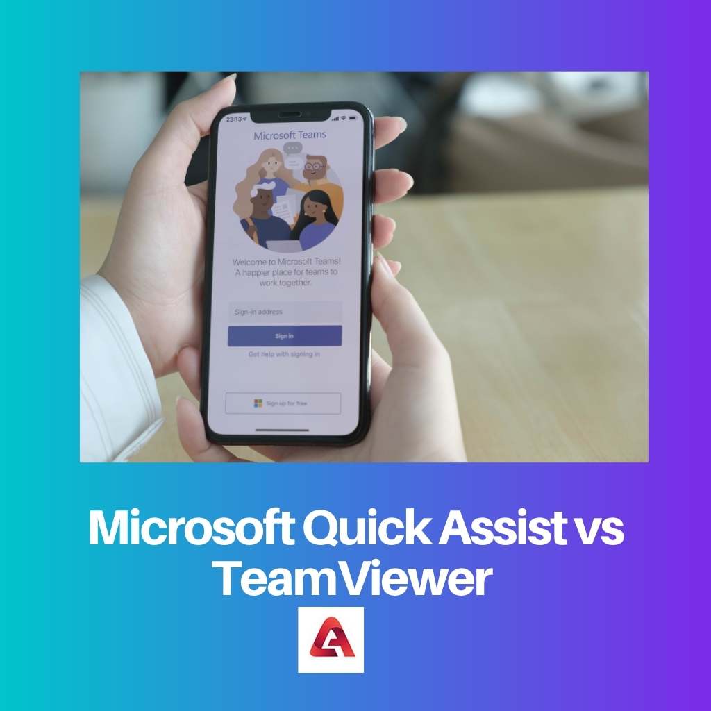 Microsoft Quick Assist vs TeamViewer