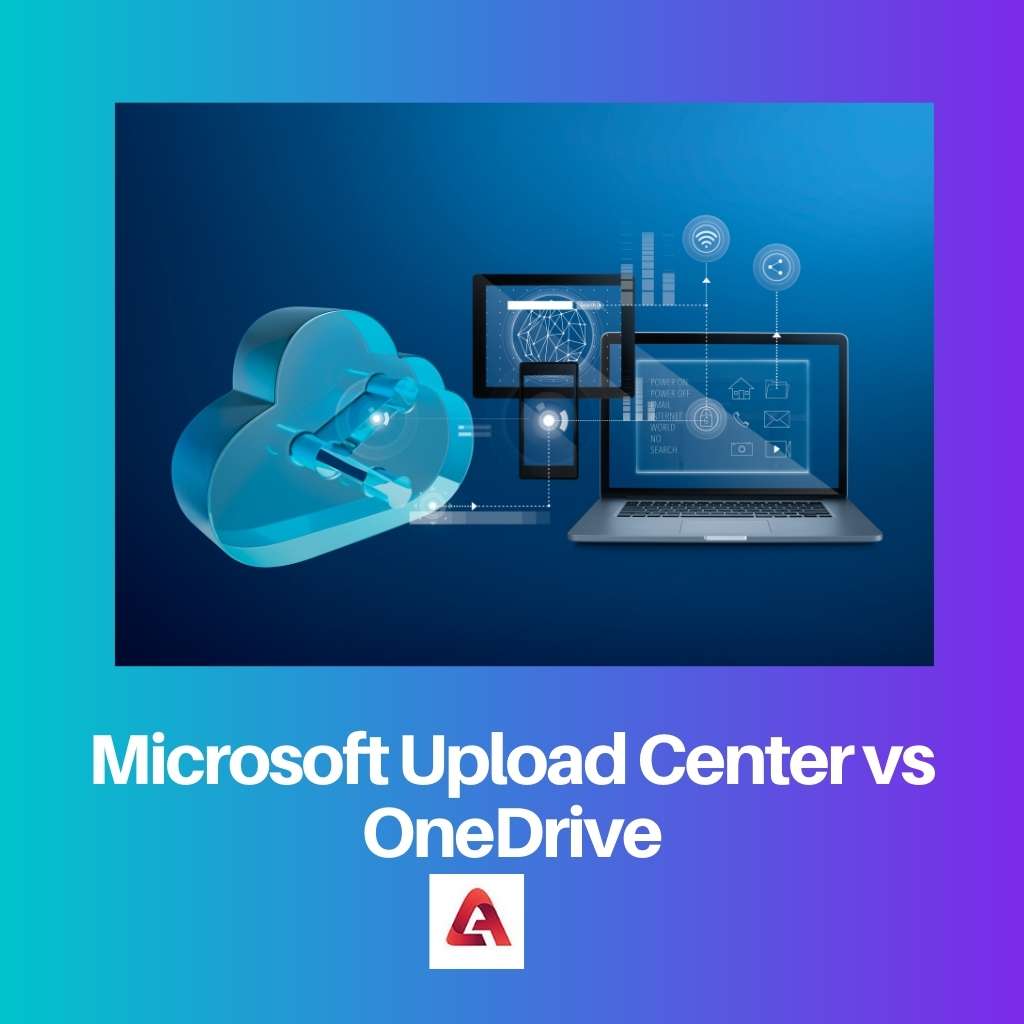 Microsoft Upload Center im Vergleich zu OneDrive