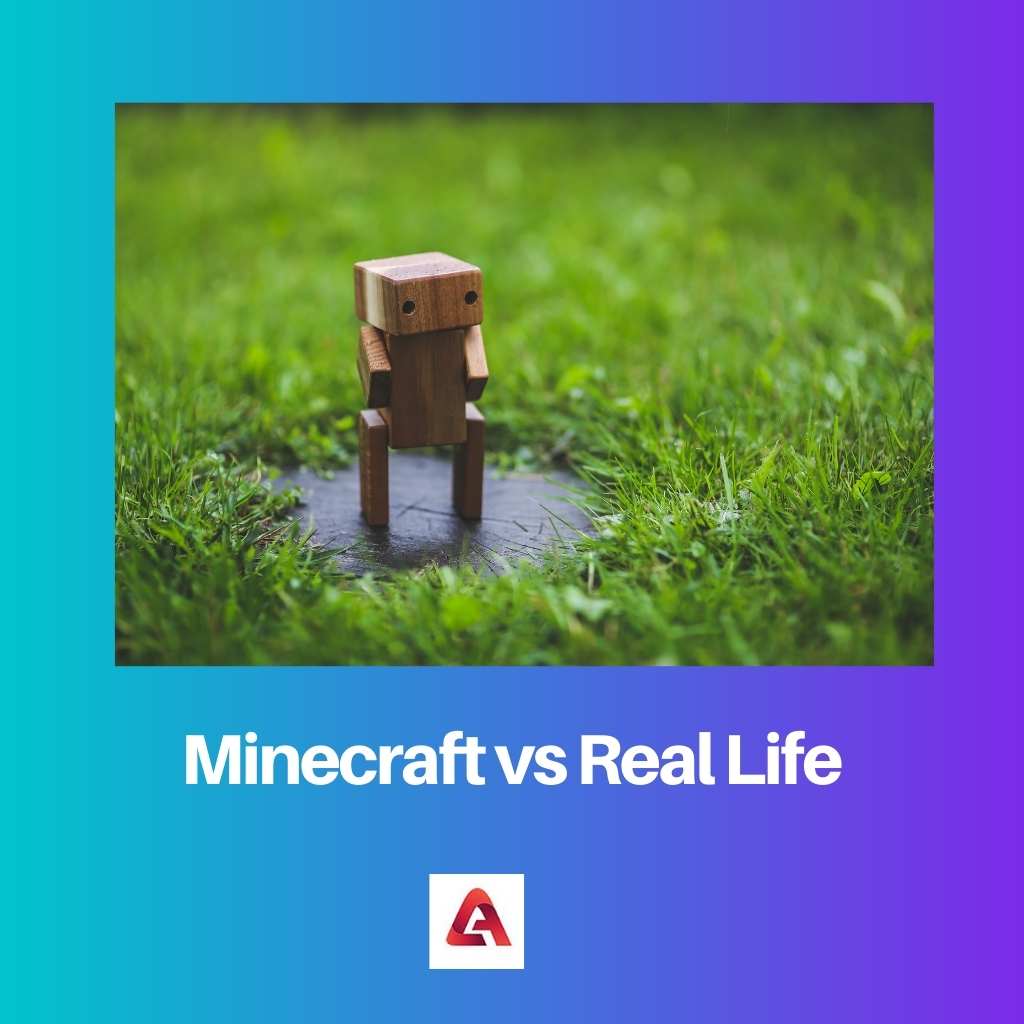 Minecraft versus het echte leven
