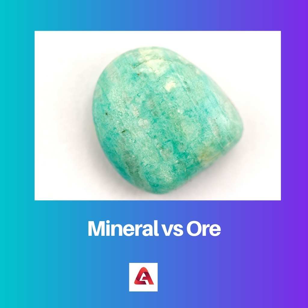 Mineral vs Ore