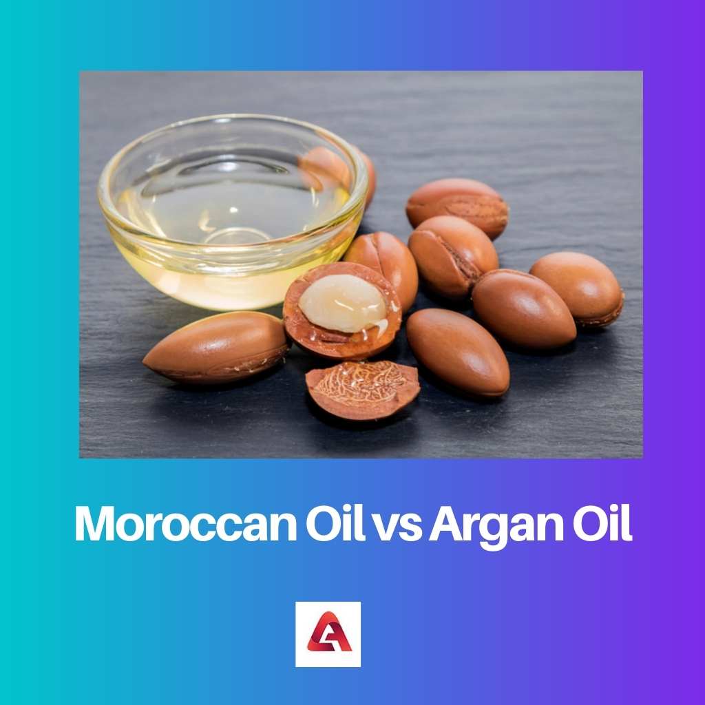 मोरक्कन तेल बनाम आर्गन तेल