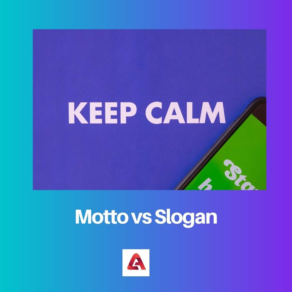 Motto Vs Slogan Difference And Comparison