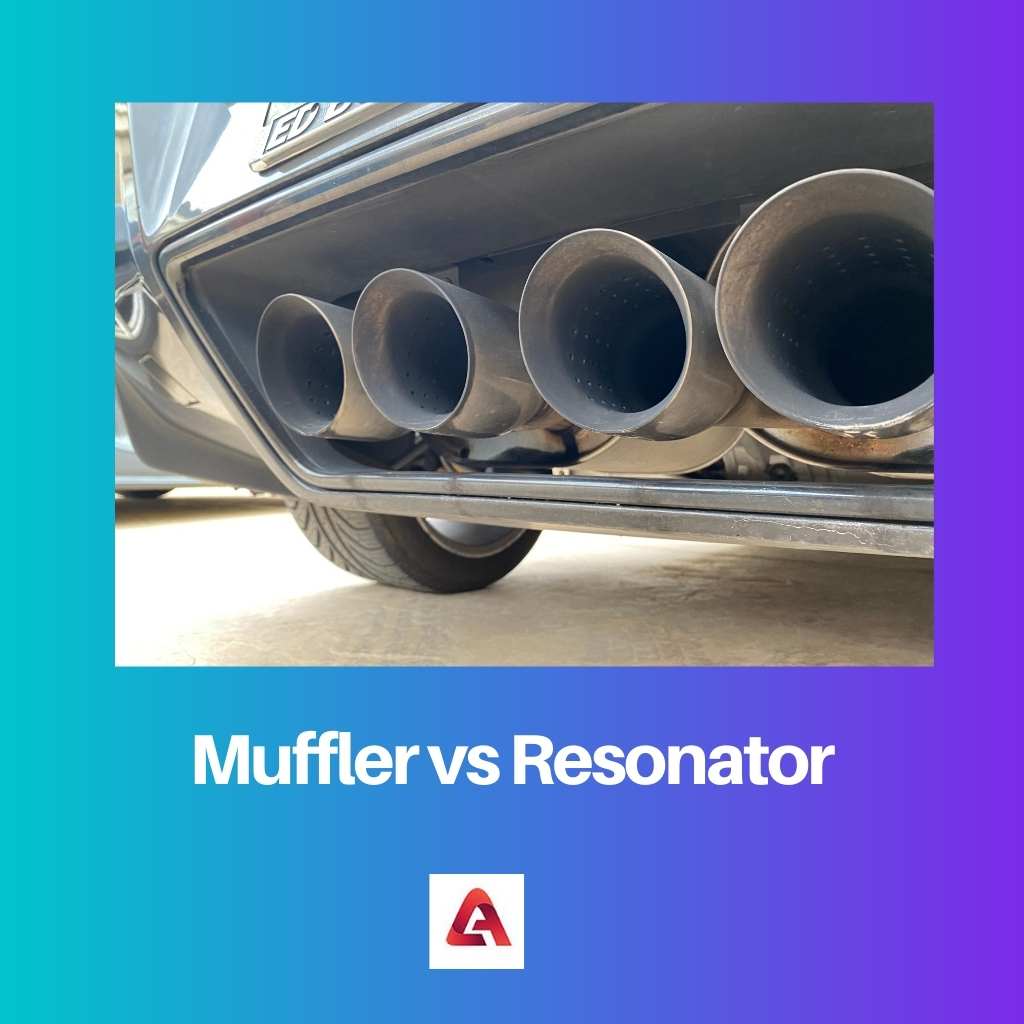 Muffler vs Resonator