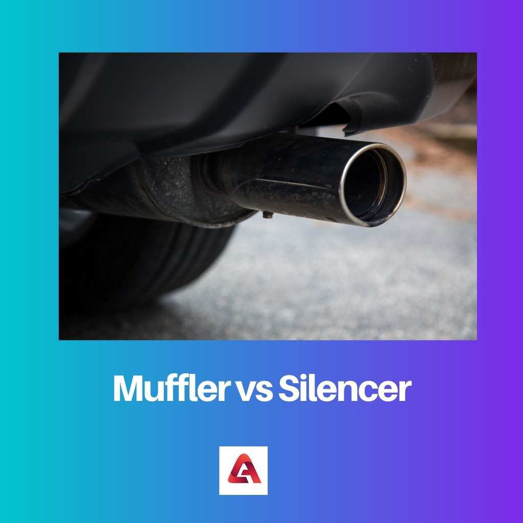 Muffler vs Silencer