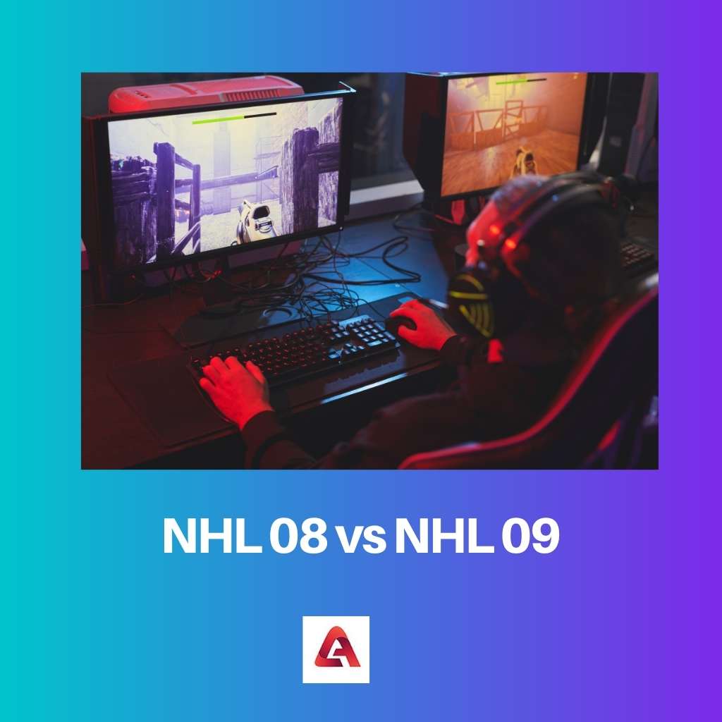 NHL 08 contro NHL 09