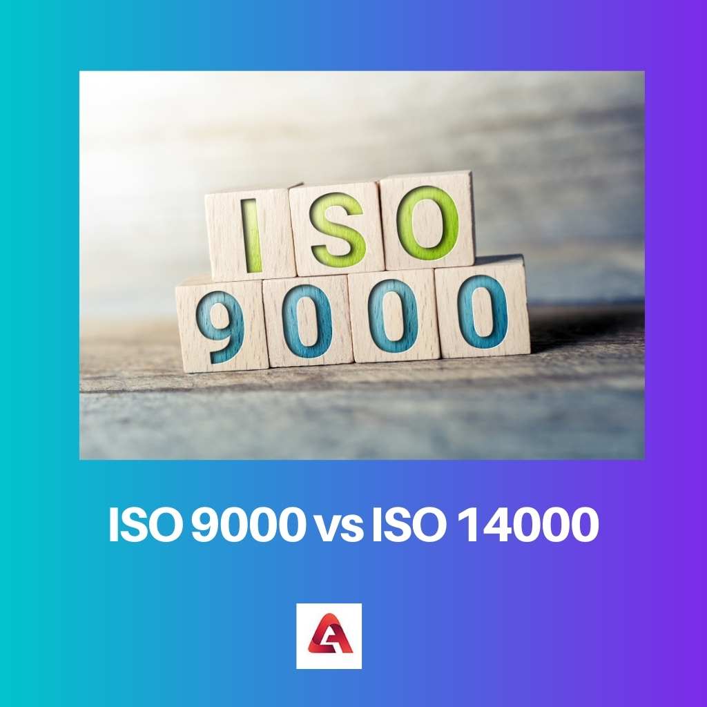 Misselijkheid ISO 9000 vs ISO 14000 vs Vermoeidheid