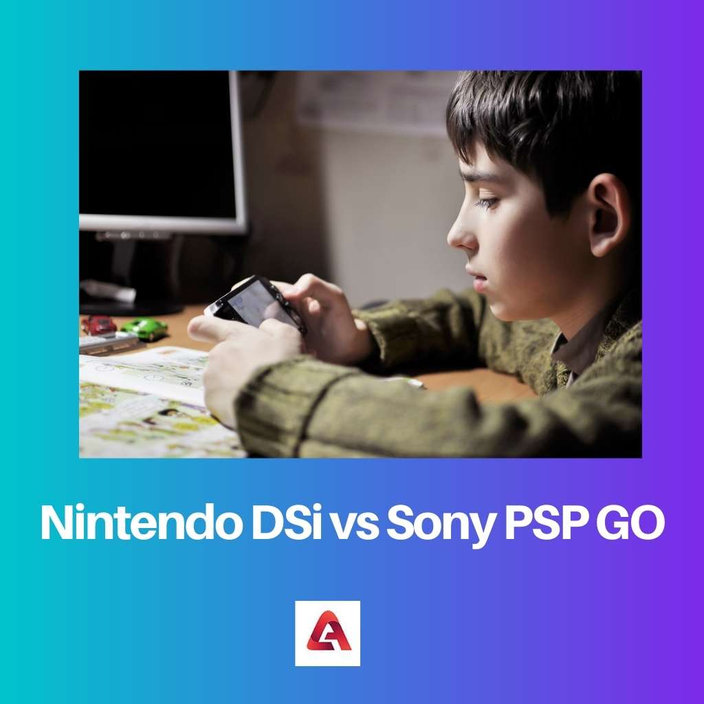 Nintendo DSi gegen Sony PSP GO