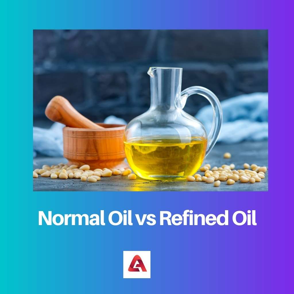 Olio normale vs olio raffinato