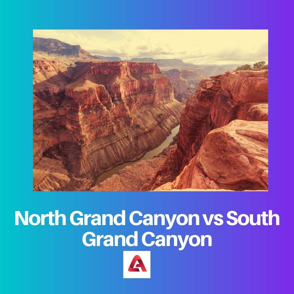 Grand Canyon settentrionale contro Grand Canyon meridionale