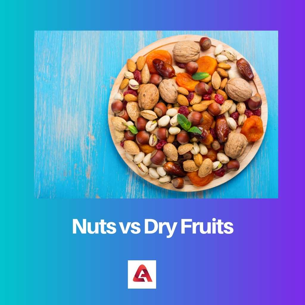 Frutta a guscio vs frutta secca