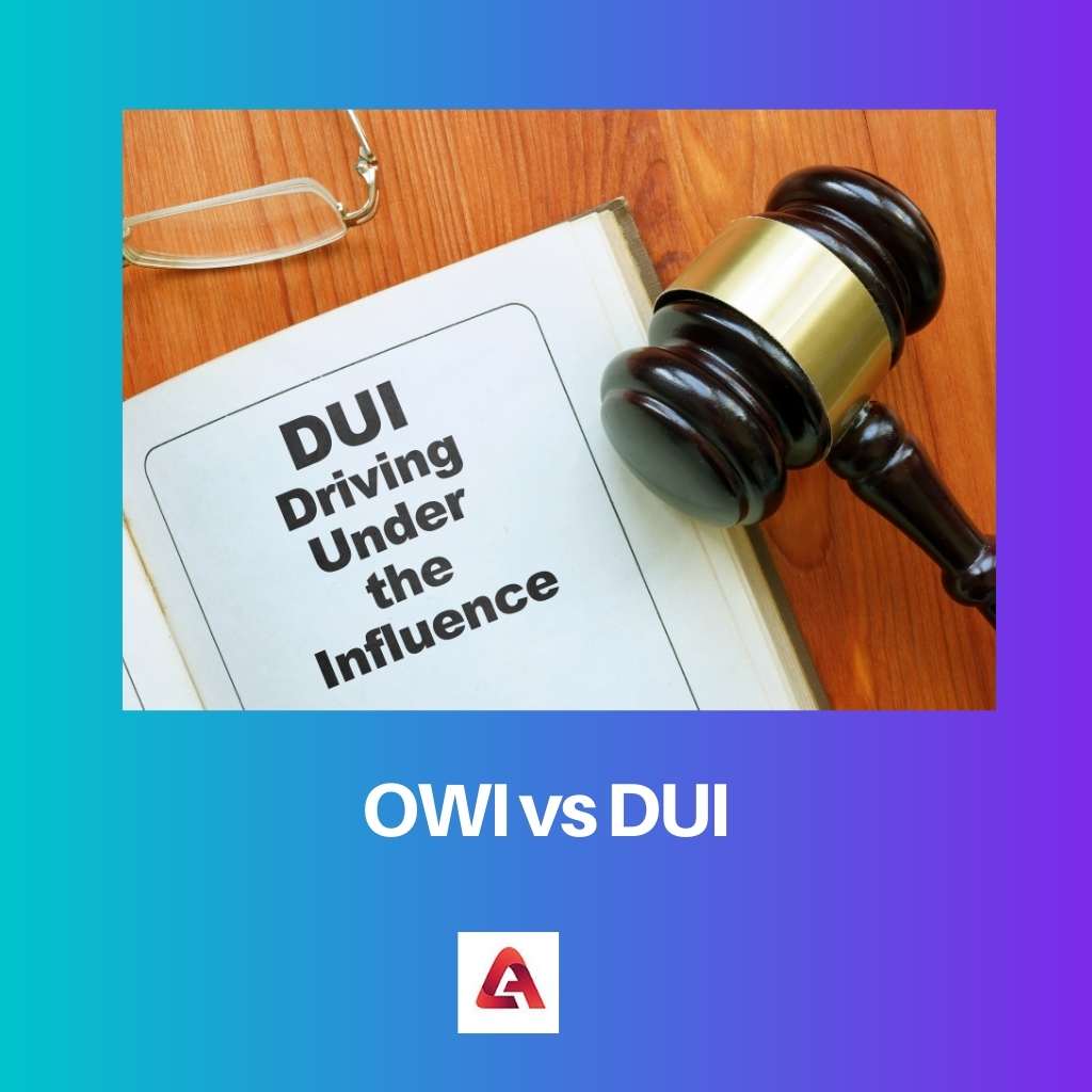 OWI contra DUI