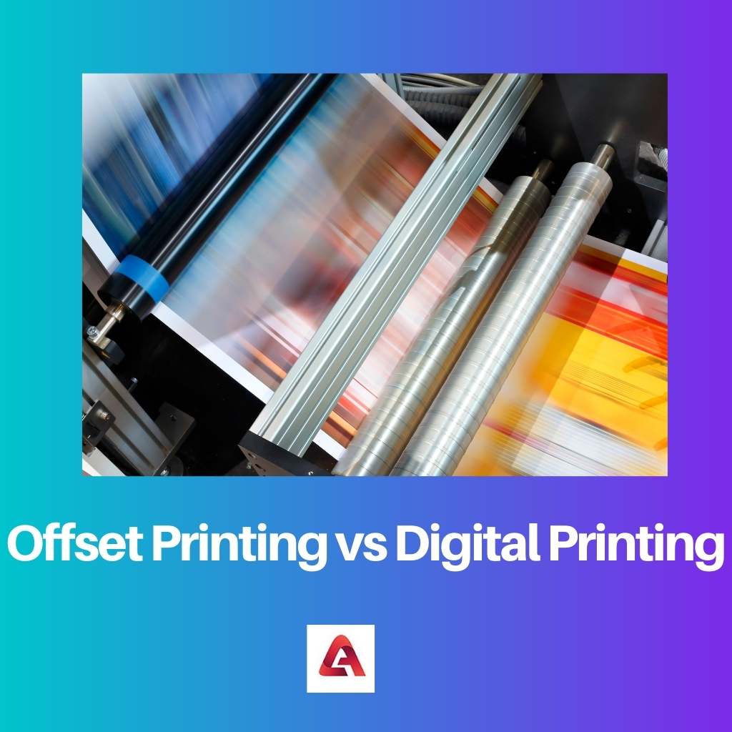 Stampa offset vs stampa digitale
