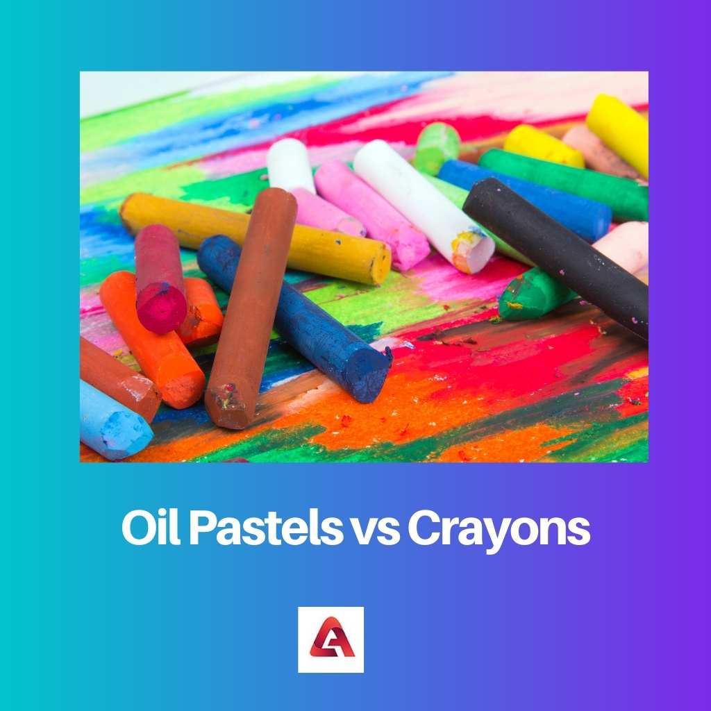 Oil Pastels vs Crayons