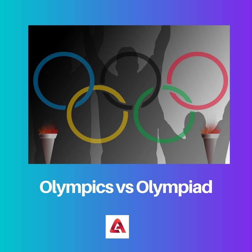 Juegos Olímpicos vs Olimpiada