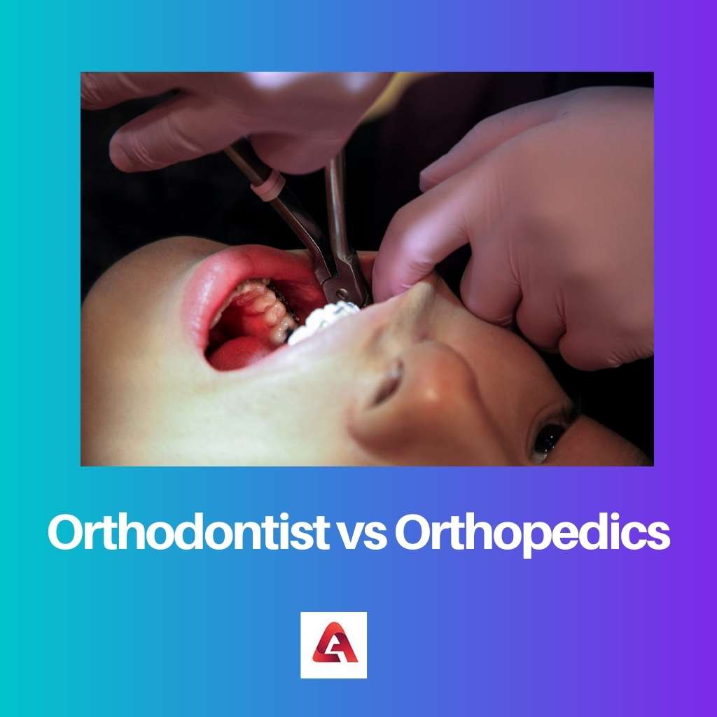 Ortodontista x Ortopedia