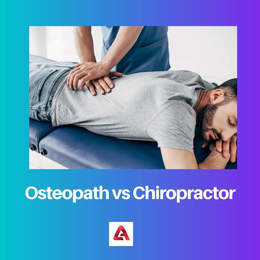 Osteopat vs Chiropractor