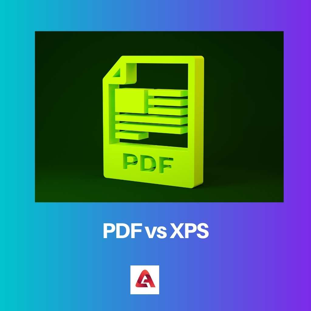 PDF مقابل XPS