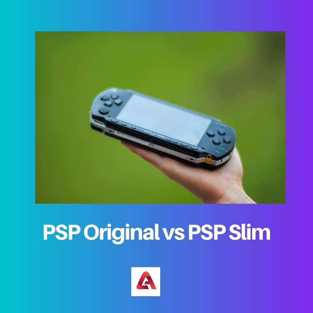 PSP original frente a PSP delgada