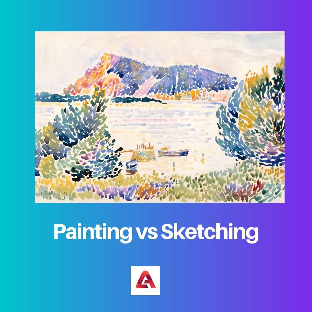 Painting vs Sketching