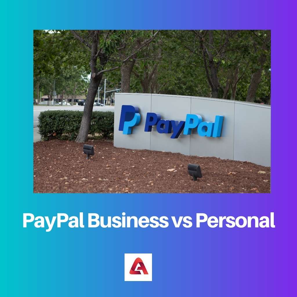 PayPal Comercial x Pessoal