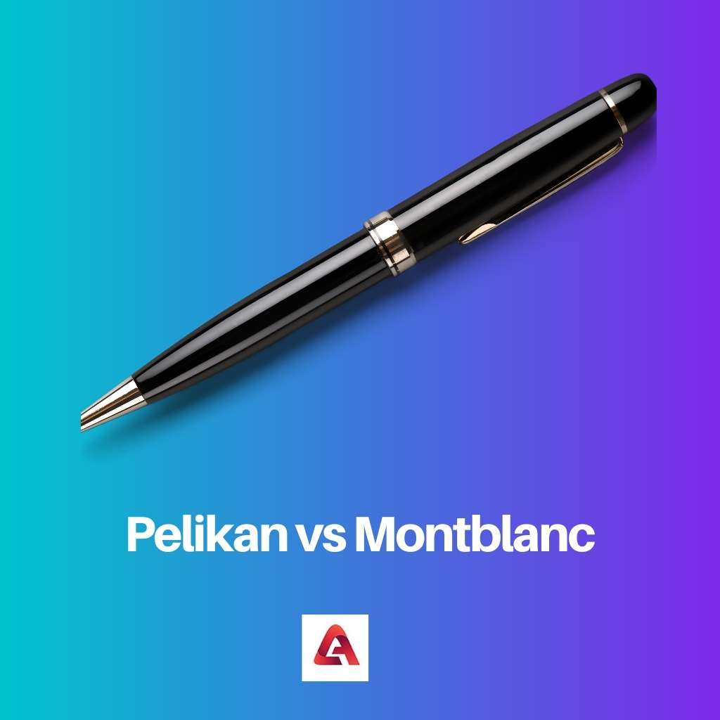 Pelikan tegen Montblanc