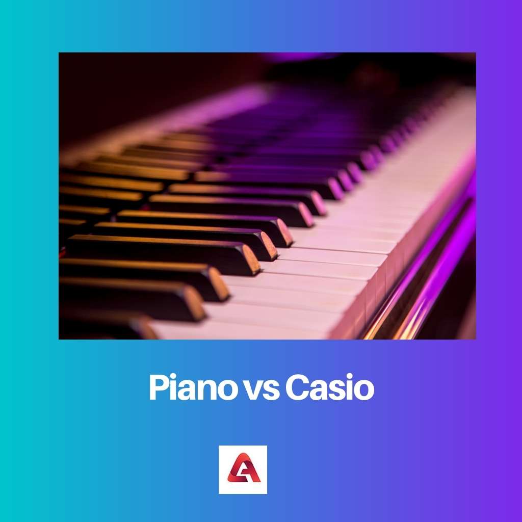 Фортепиано против Casio 1
