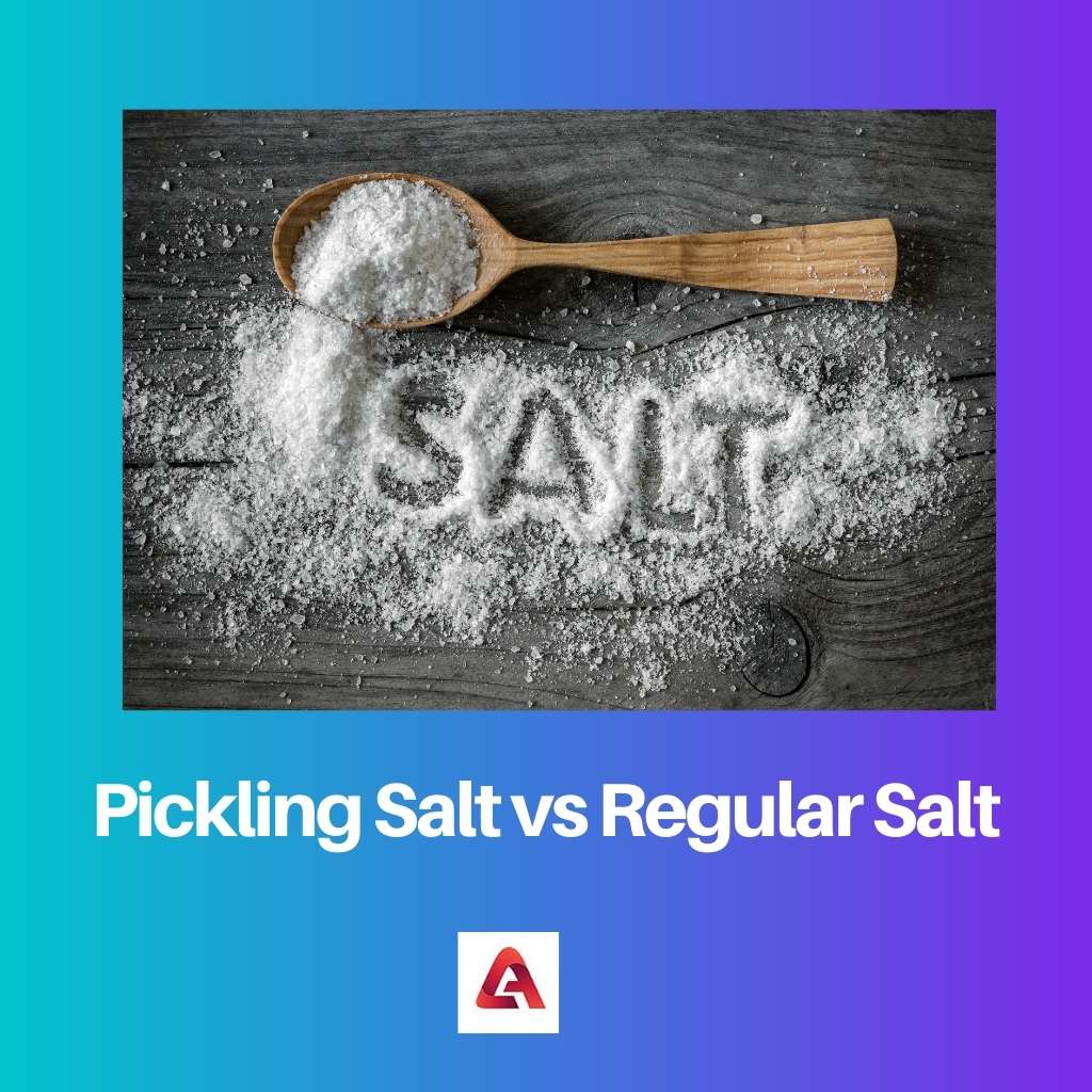 Pickling Salt vs Regular Salt