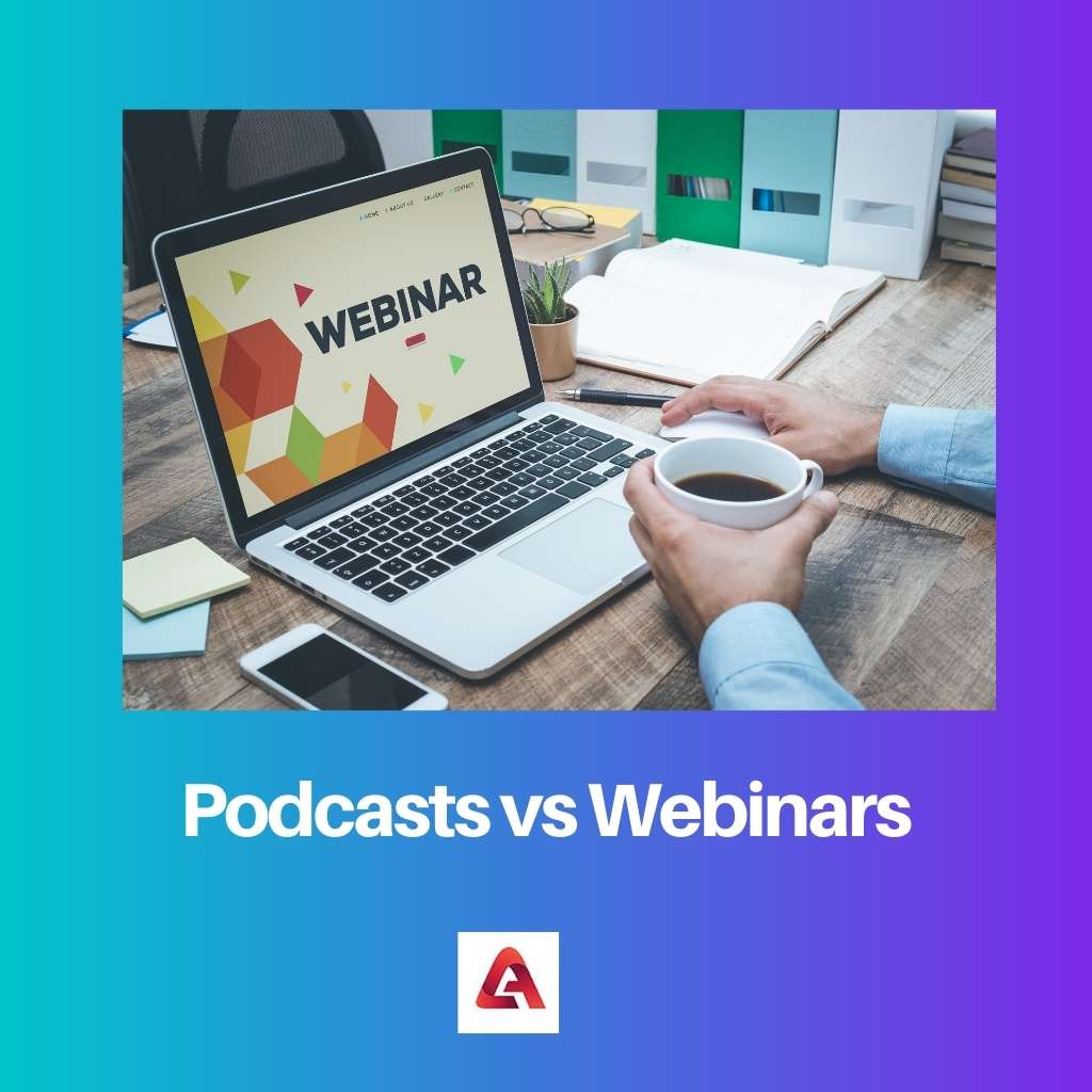 Podcasts versus webinars