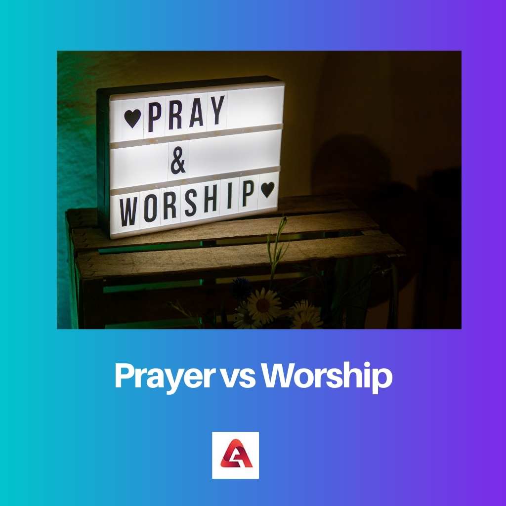 Preghiera contro adorazione
