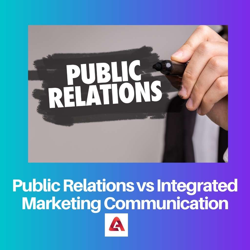 Public Relations vs. integrierte Marketingkommunikation