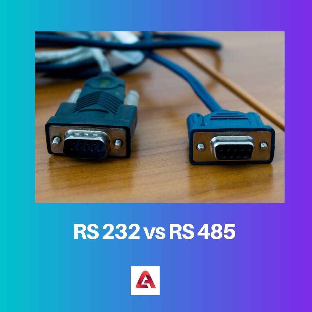 RS 232 x RS 485