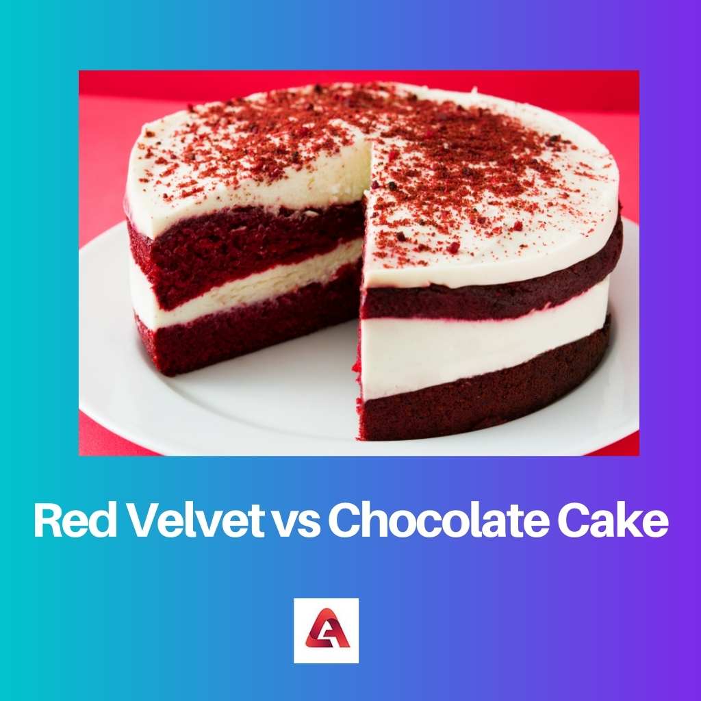 レッドベルベットvsチョコレートケーキ