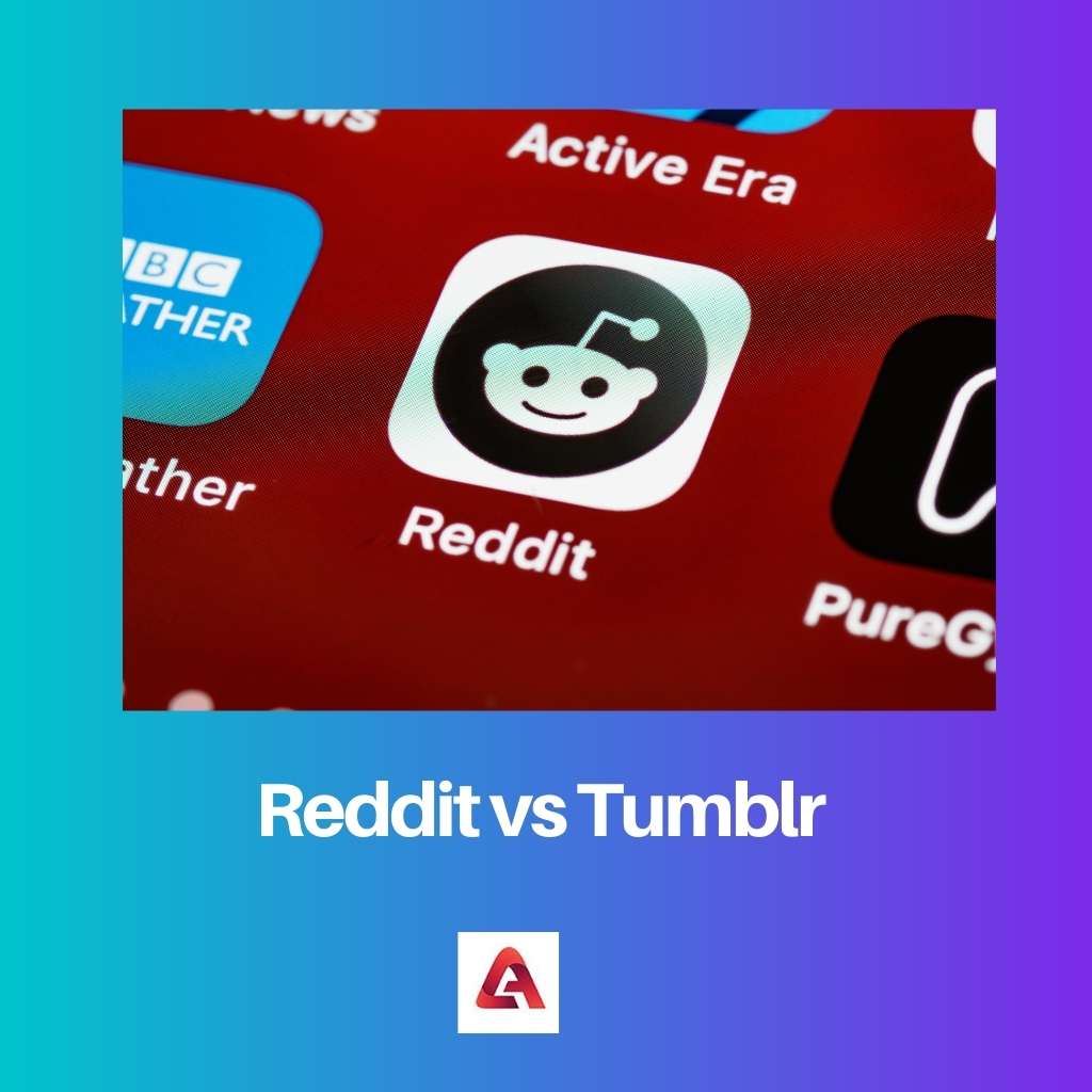 Reddit versus Tumblr