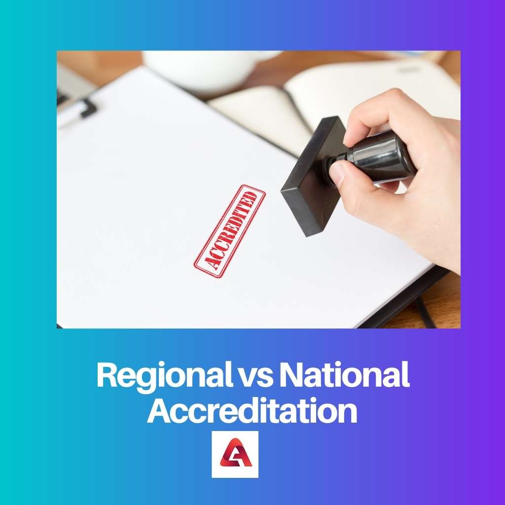 Регионална вс Национална акредитација