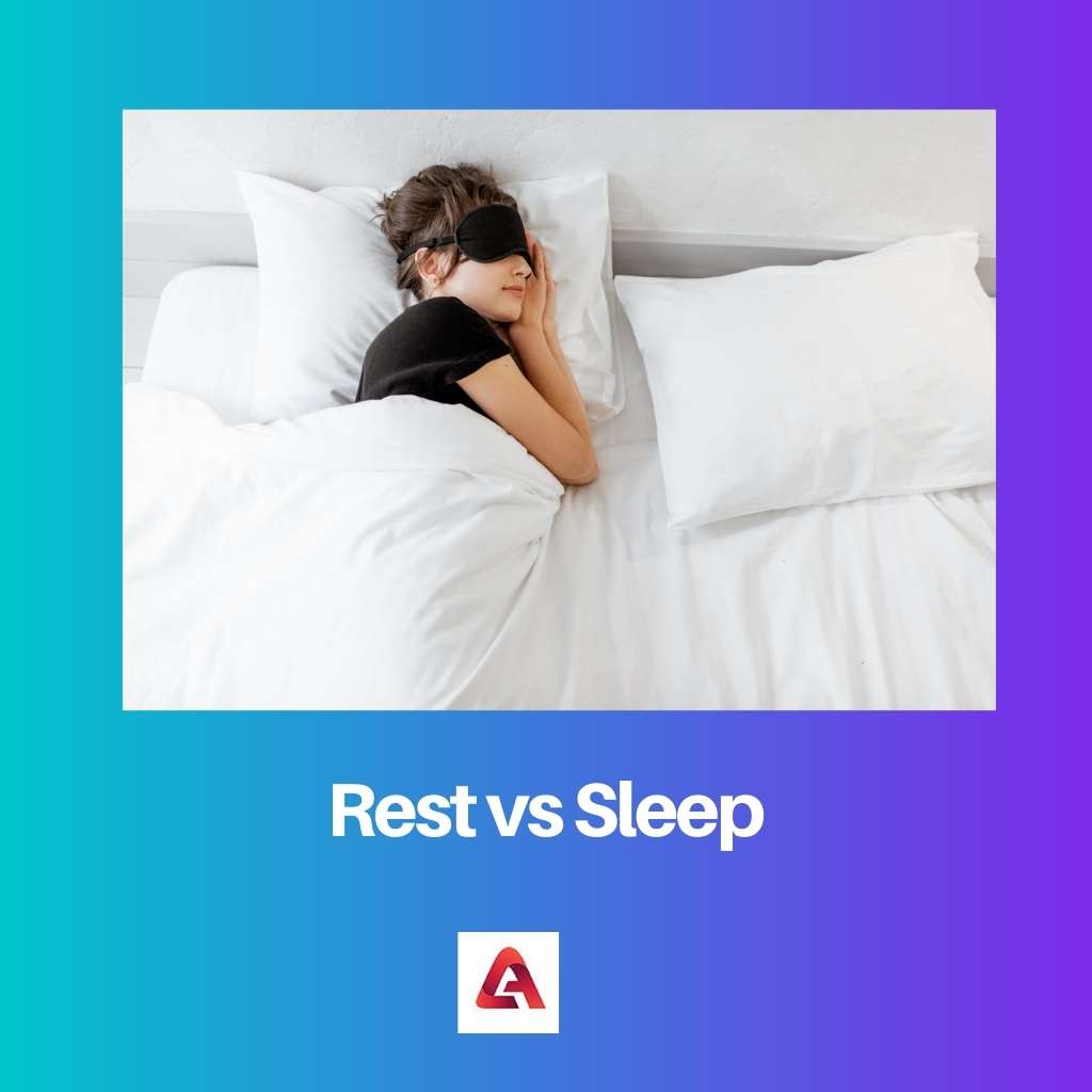 Repos vs sommeil