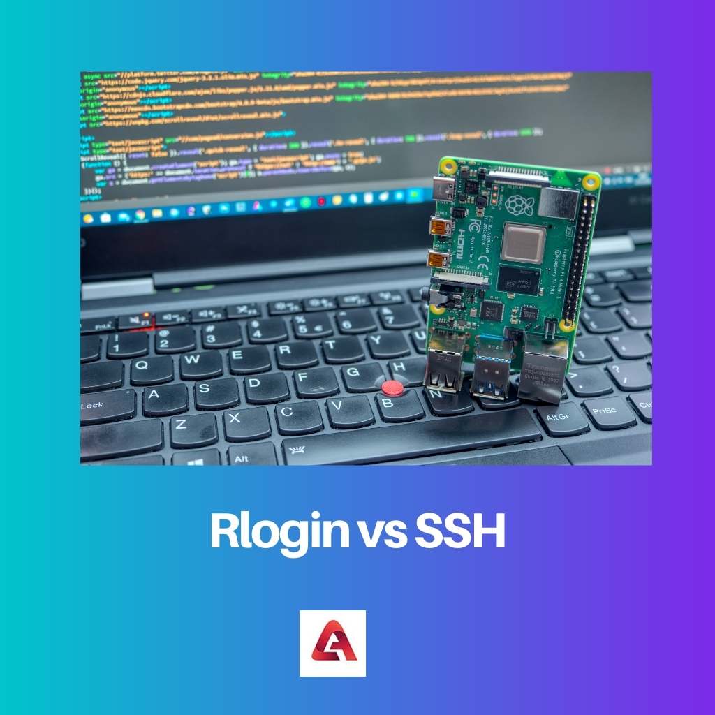 Login vs SSH