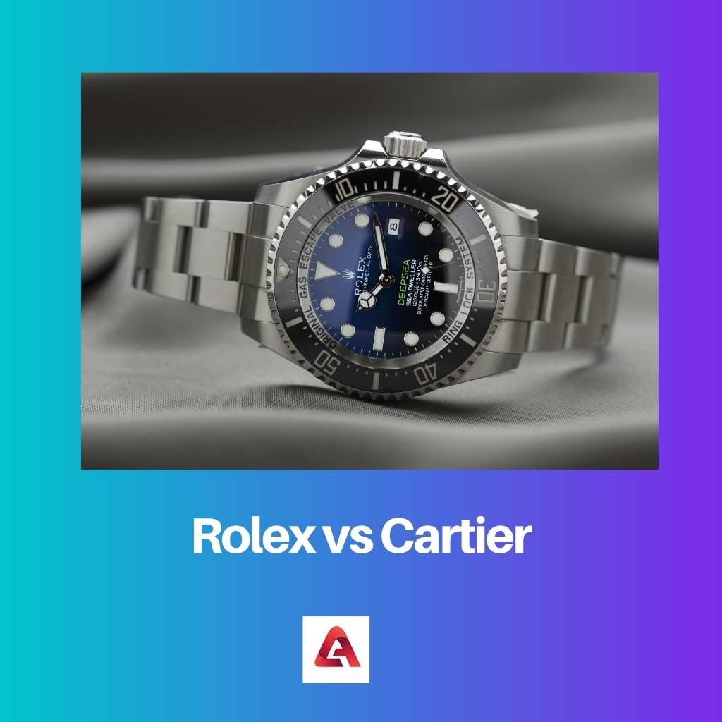 Rolex gegen Cartier
