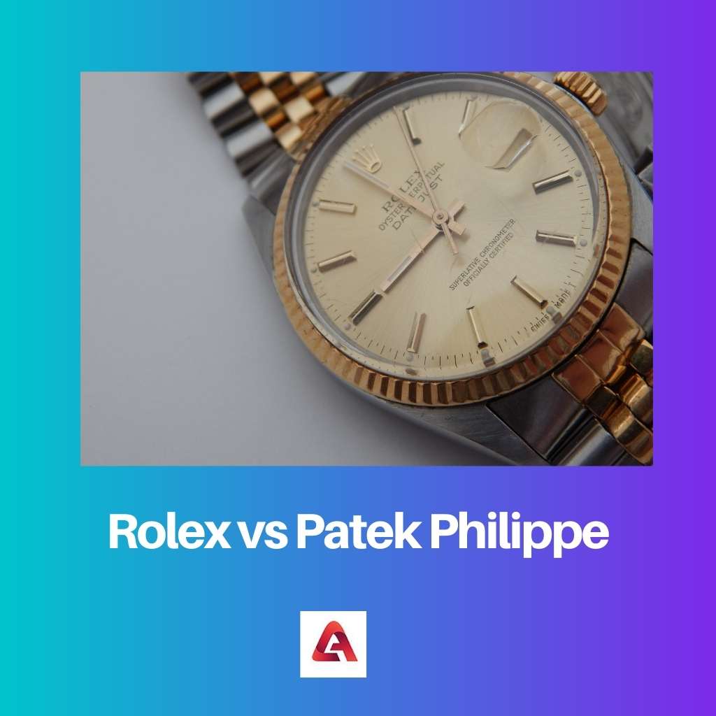 Rolex contre Patek Philippe