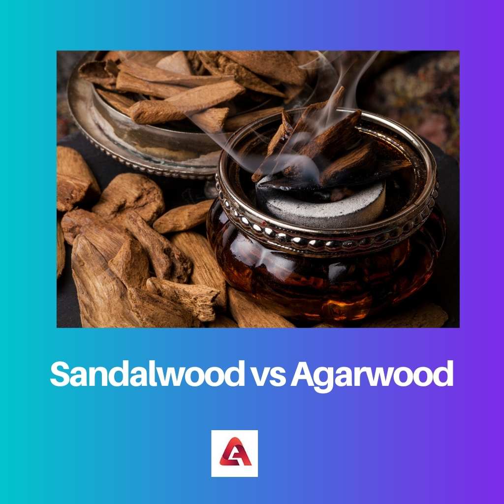 Sándalo vs madera de agar