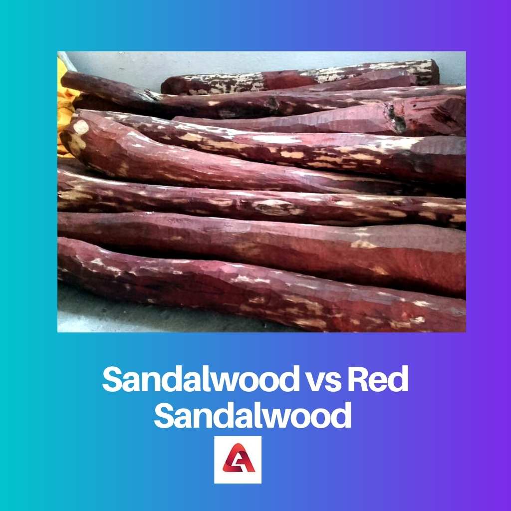 Sandalwood vs Red Sandalwood
