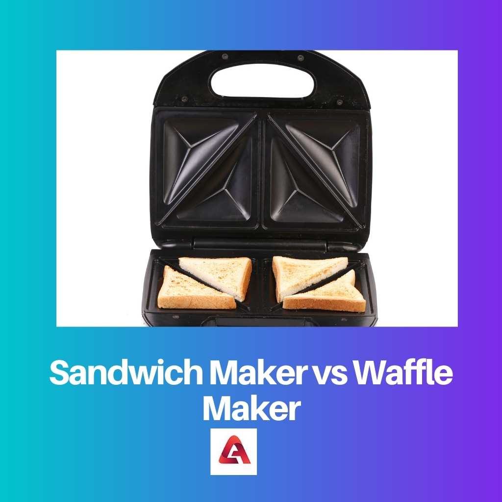 Sandwichmaker versus wafelijzer