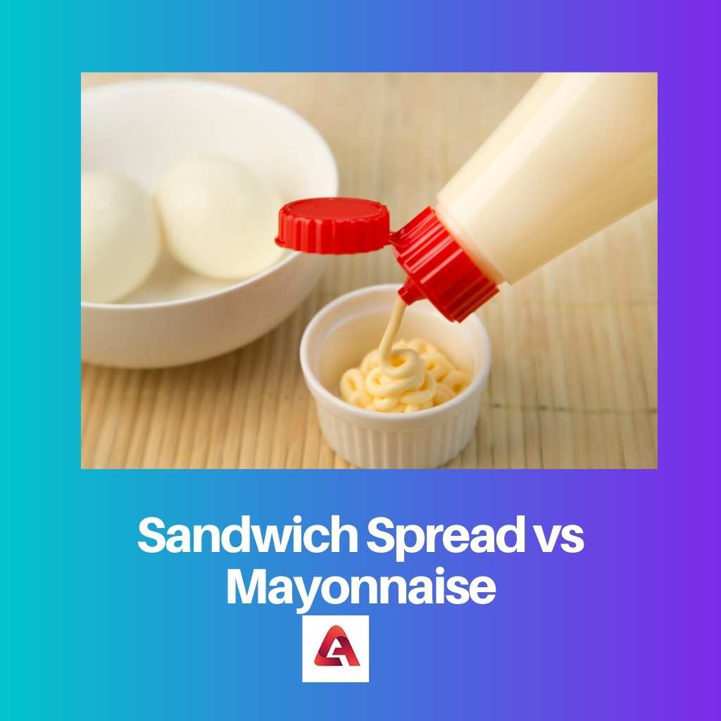 Tartinade à sandwich vs mayonnaise