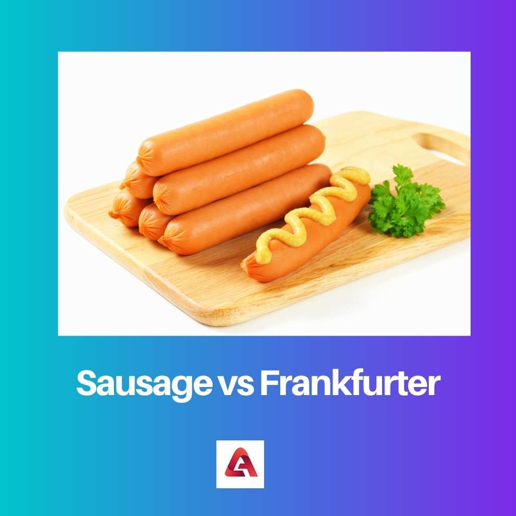Sausage vs Frankfurter