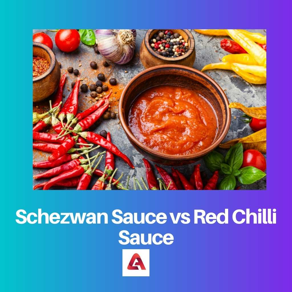 Schezwan Sauce vs Red Chilli Sauce