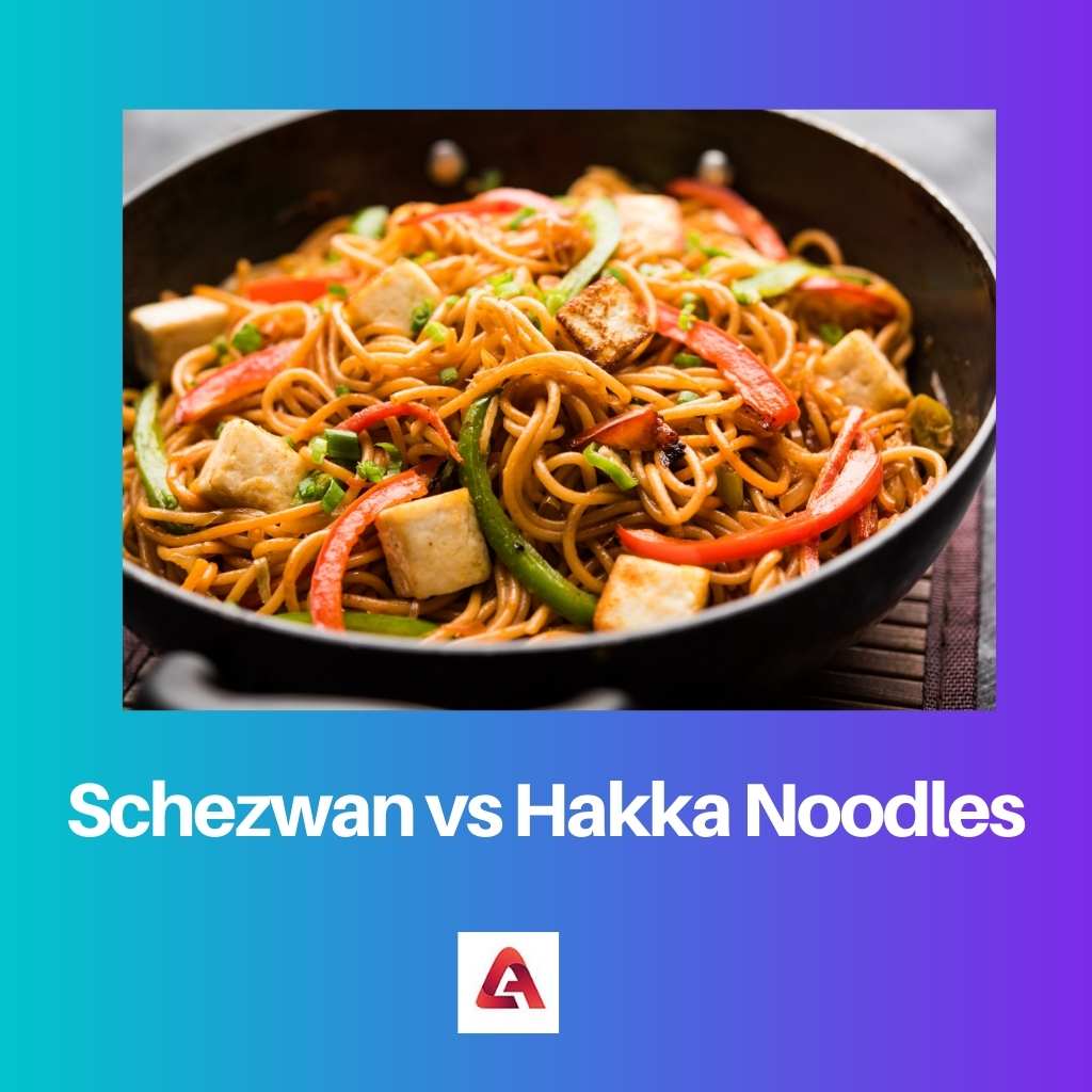 Schezwan vs Hakka Noodles
