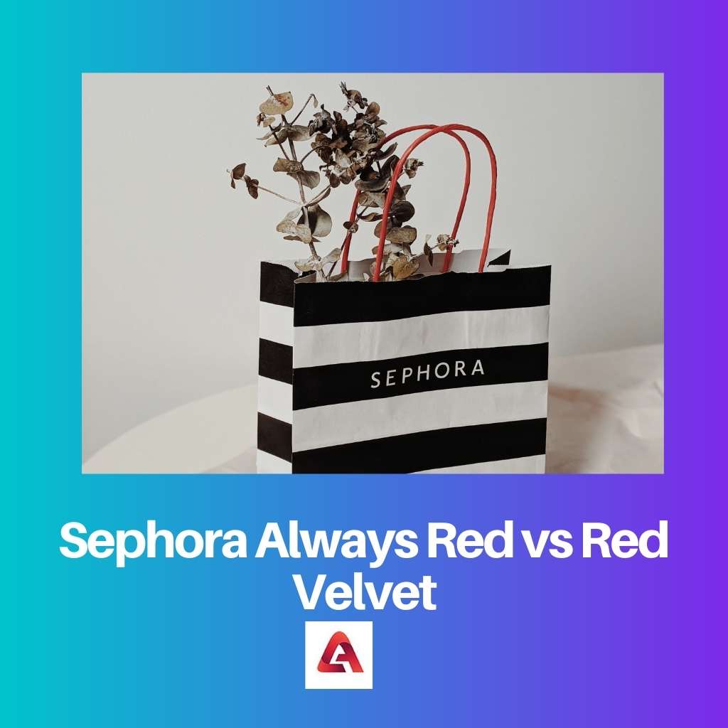 Sephora Always Red vs Red Velvet